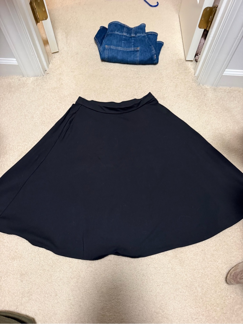Cynthia Rowley Black Circle Skirt